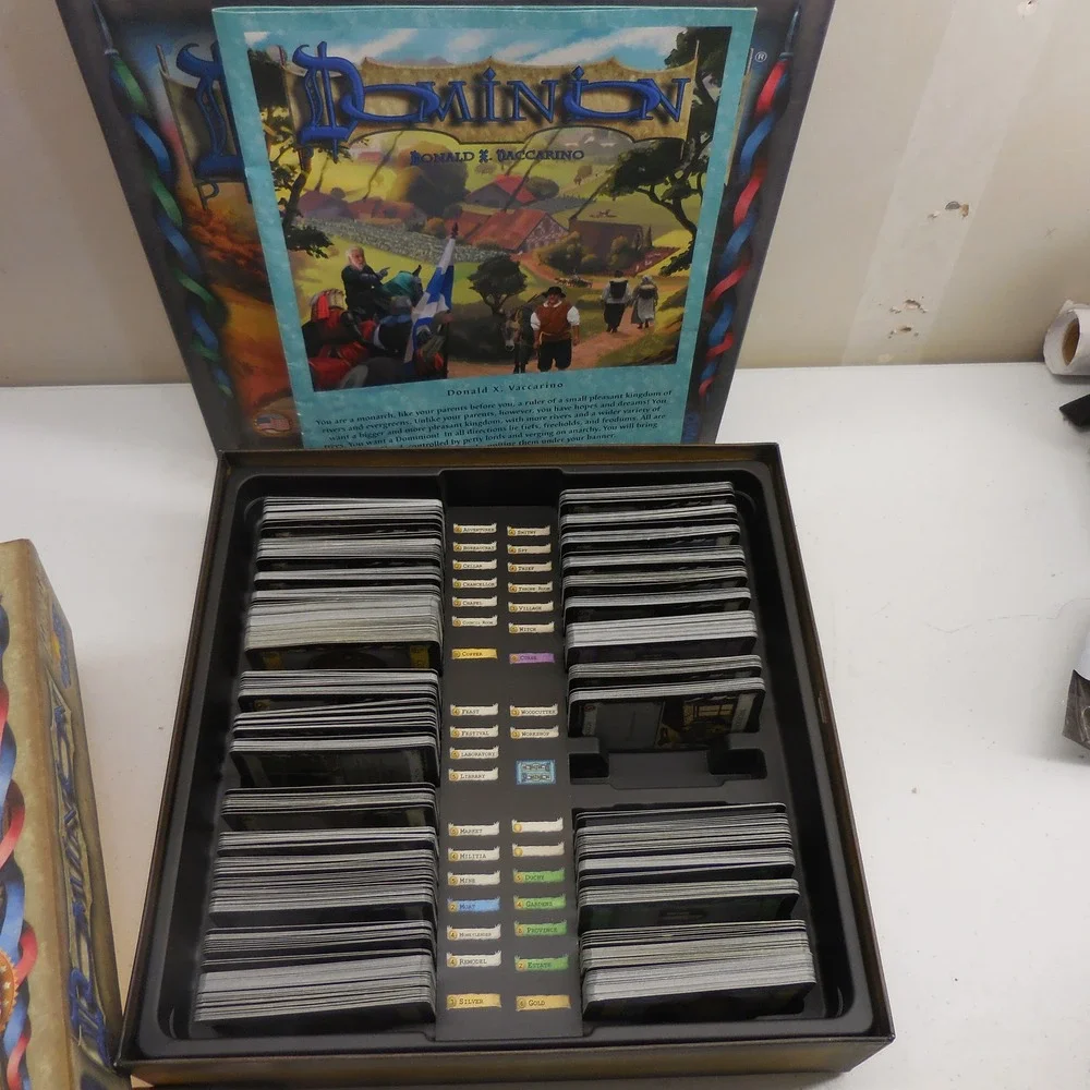 Dominion and Dominion Intrigue Board Game Bundle Rio Grande Games Strategy Card - Picture 6 of 7